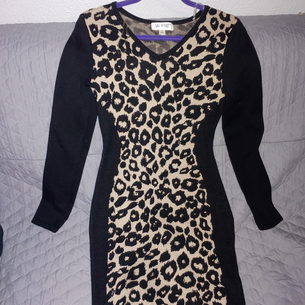 Cheetha print dress